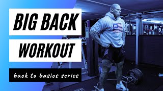 Martyn Ford  Back To Basics Ep1  Big Back Workout [upl. by Zebada]