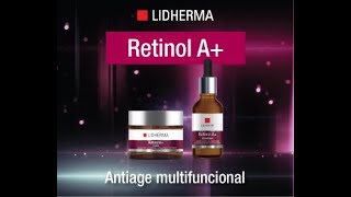 Lidherma presenta Retinol A  Antiage multifuncional [upl. by Nobie]