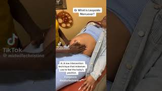 Abdominal Palpation The Leopold Maneuvers [upl. by Jabez]