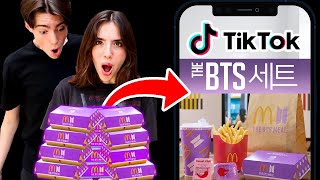 Letting TIKTOK Decide What We Eat For 24 HOURS [upl. by Rrats]