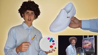 Following a Bob Ross Tutorial on SHOES [upl. by Swanhilda942]