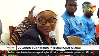 COLLOQUE SCIENTIFIQUE INTERNATIONAL A LUAC [upl. by Mathur]