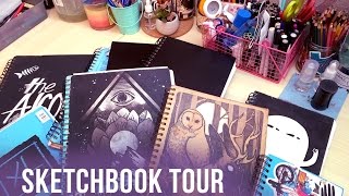 Sketchbook Tour 20112016 [upl. by Idnas]