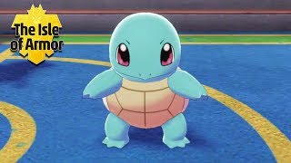 Getting Squirtle in Pokemon Sword amp Shield Isle of Armor [upl. by Crescin467]