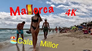 🏖️Cala Millor Mallorca 2023📷4K60 [upl. by Hakeber]