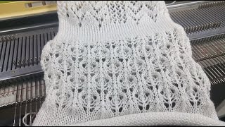 Tricotosa 9 Lace Pattern Tejido Calado Parte 1 [upl. by Madonna]