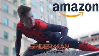 SPIDERMAN FAR FROM HOME AMAZON SUIT UNBOXING [upl. by Bainbrudge33]