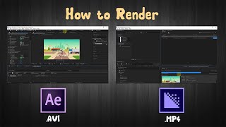 How to Render After Effects Project in Adobe Media Encoder [upl. by Ulphi]