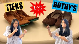 Tieks VS Rothy’s Review on which shoe brand stands the test of time amp the demands of world travels [upl. by Alomeda]