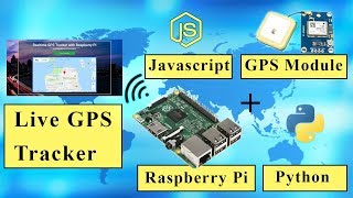 Realtime GPS Tracker Using Raspberry Pi Python and Javascript [upl. by Hardigg]