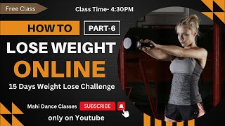 Days 6  🆓 Free Live Aerobics Classes Join Our 15 Days Weight Loss Challenge [upl. by Eetsud]