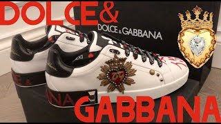 UNBOXING Dolce amp Gabbana  Limited Edition  Mens Sneakers [upl. by Neerihs]