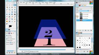 Transparency and Layers in Gimp Tutorial part 1 of 2 [upl. by Eskill]