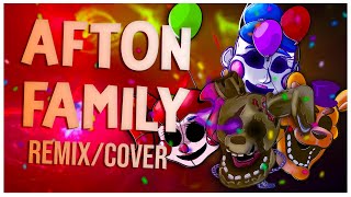 FNAF SONG  Afton Family RemixCover  FNAF LYRIC VIDEO [upl. by Dulci149]