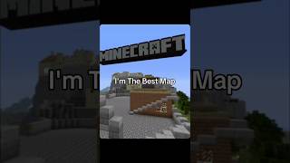 Im the best map💀 minecraft minecraftshorts gaming [upl. by Ettolrahs]