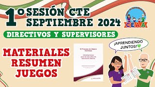 CEAA ANÁLISIS Directores y Supervisores Primera SESIÓN CTE Septiembre 2024 [upl. by Arayk964]