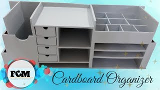 DIY Cardboard Organizer BIG [upl. by Remled]