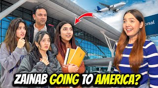 Zainab Ka School Trip America Jaraha😱🇺🇸 Iqra Api Ky Ghar Par Qabza Karlia🤣Sistrology [upl. by Leanahtan]