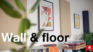 Room tour EQ Acoustics panels and IKEA rugs [upl. by Odom777]