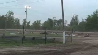 Ransomville Speedway Heat  1 Winner Todd Burley May 25 2012 [upl. by Quinlan587]