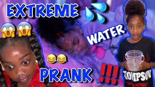 Extreme Water Prank Cass Pranks Lani amp Kanylah 😱 [upl. by Lugar665]