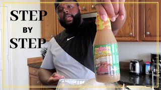 HOW TO INJECT A TURKEY Tony Chachares Roasted Garlic amp Herb Marinade STEP BY STEP  Meet The Teats [upl. by Einolem]