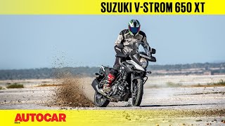 Suzuki Vstrom 650 XT  First ride review  Autocar India [upl. by Edaw]