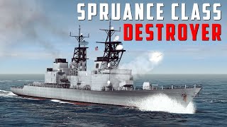 Spruance Class Destroyer Annahilating Russian Task Force  Cold Waters Surface Combat [upl. by Emeline664]