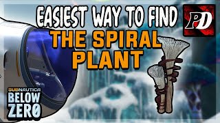 EASIEST WAY TO FIND THE SPIRAL PLANT  Subnautica below zero [upl. by Robenia]