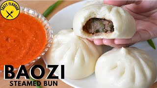 HOW TO MAKE BAOZI│ EASY DELICIOUS BAOZI RECIPE │STEAMED BUN│BAOZI│ [upl. by Hsoj]