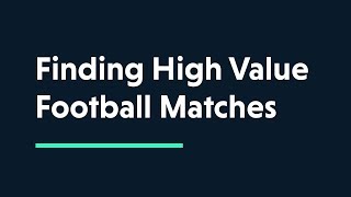 ACADEMY Using Match Search to Find Football Matches for Gambling [upl. by Greenland992]