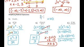 Simplifying Rational Expressions [upl. by Alleuol]