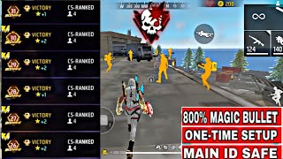 FREEFIRE 800 MAGIC BULLETHOLOGRAM  FREEFIRE NEW FULLY ANTIBLACKLIST ANTI BAN HACK VIDEO [upl. by Atnwahs]