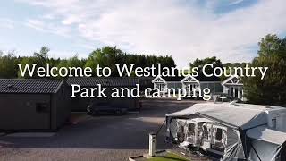 Welcome to Westlands Country Park Dumfries and Galloway Scotland UK DJI mini mavic drone view [upl. by Ahtaela836]