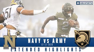 Navy Midshipmen vs Army Black Knights Extended Highlights  CBS Sports HQ [upl. by Anuayek839]