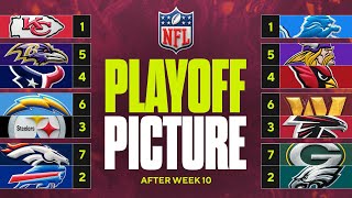 NFL Playoff Picture Russell Wilson led Steelers ATOP AFC North Eagles take control of NFC East [upl. by Ia]