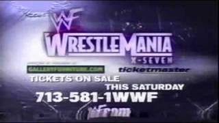 WWF Wrestlemania XSeven Commercial [upl. by Vicky82]