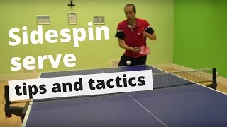 Sidespin pendulum serve  tips and tactics [upl. by Zosima]