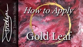 How to Apply GOLD LEAF  Gold Leaf Tutorial [upl. by Miguelita]