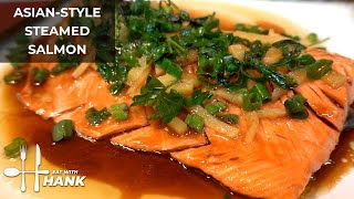 AsianStyle Steamed Salmon Recipe [upl. by Atse]