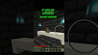 How to make potion of weakness 🤒Minecraftpotion series part 7 [upl. by Nadab]