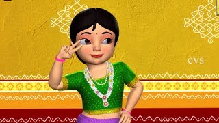 Gandham Medaku pusukuni  3D Animation Telugu Nursery rhyme for children with lyrics [upl. by Aihsitan]