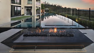 Modern Backyard Designing an AllBlack Pool in a 500K Zen Sanctuary [upl. by Sairu]