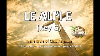 LE ALII E Lou Atuae Samoan Karaoke2019 [upl. by Elac968]