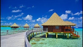 Rangiroa  Hotel Kia Ora Resort amp Spa  Overwater Bungalow  Blue Lagoon  2018 [upl. by Retsof963]