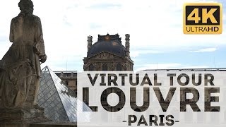 Louvre Museum Tour 4k Paris France [upl. by Attiuqram]