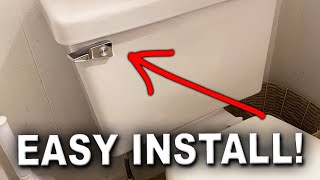 How to Fix Broken Toilet Flush Lever Handle [upl. by Alber]