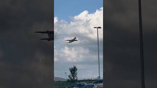 American Airlines airbus a319 takeoff at Indianapolis International Airport [upl. by Wilkey]