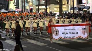 Porterville HS  2015 Hollywood Christmas Parade [upl. by Hellah]