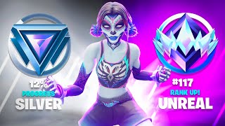 Silver to Unreal Speedrun Fortnite Ranked [upl. by Areis]